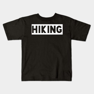 Hiking t-shirt designs Kids T-Shirt